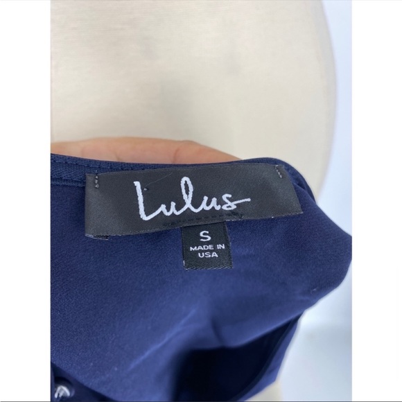 Lulu's Navy Maxi Dress - Picture 12 of 14